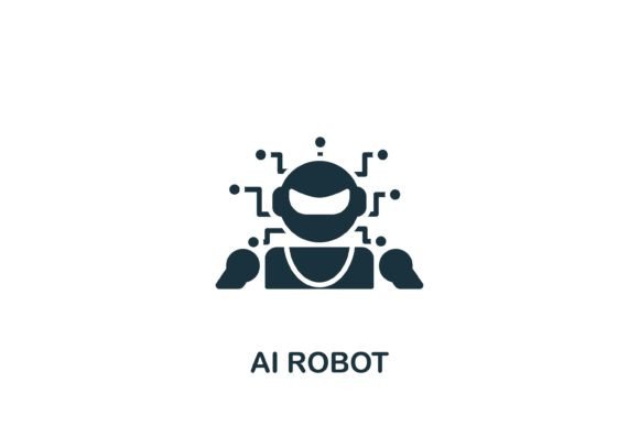 Ai Robot Icon Graphics for Digital Creators