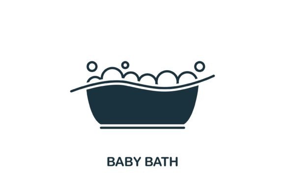 Baby Bath Icon: Essential Graphics and Icons for Modern Design