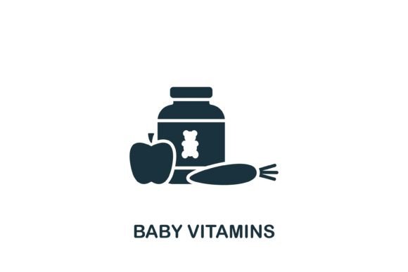 Baby Vitamins Icon: Essential Graphics and Icons for Modern Publishing