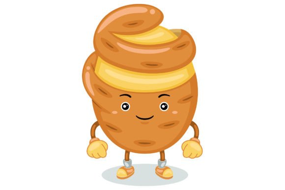 Cute Potato Mascot Character Vector: Graphics and Illustrations Review