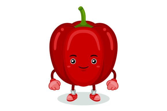 Cute Red Pepper Mascot Character Vector Graphics and Illustrations Review