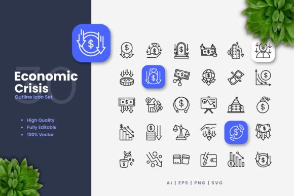 Economic Crisis Icons: A Designer's Review of Graphics and Icons