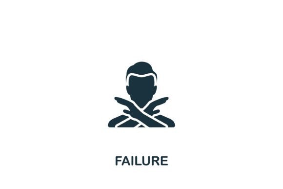 Failure Icon Graphics for Modern Blog Design