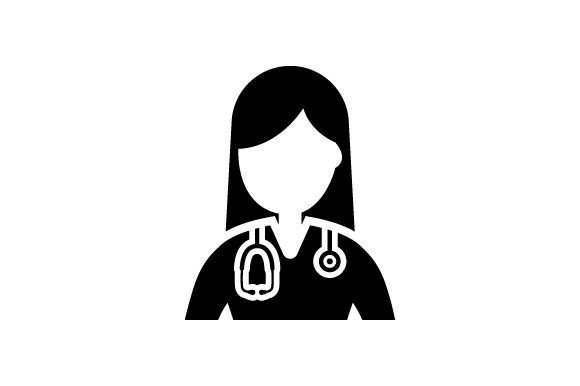 Female Doctor Icon Graphics and Icons Review