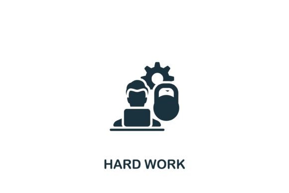 Hard Work Icon: A Graphic Designer's Review of Modern Graphics