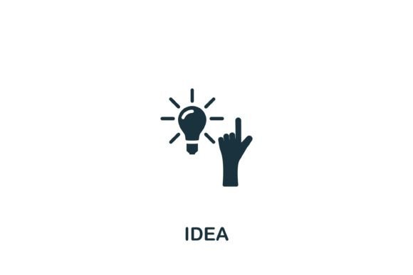 Idea Icon Graphics for Modern Publishing and Icons