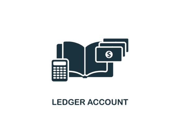 Ledger Account Icon for Graphics and Icons Collections