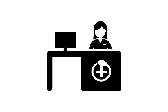 Medical Reception Icon: Essential Graphics for Modern Icons