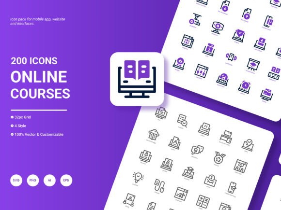 Online Courses Icon Pack Review