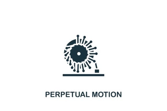 Perpetual Motion Icon: A Smart Graphics Choice for Icons and Sellers