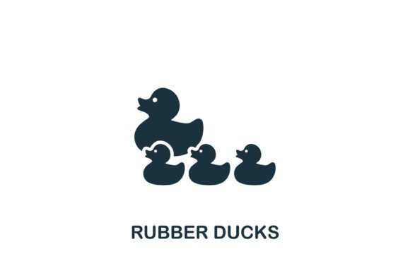 Rubber Ducks Icon Graphics for Modern Blogging