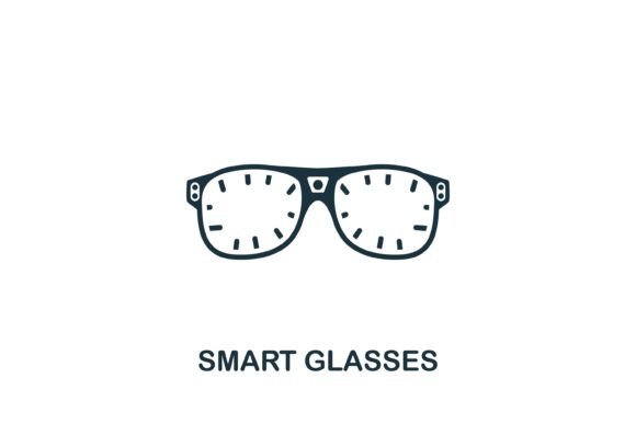 Smart Glasses Icon: Essential Graphics and Icons for Modern Crafting