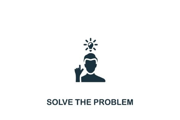 Solve the Problem Icon: A Practical Review for Graphics and Icons